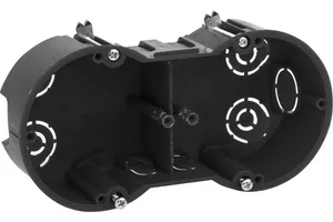 Коробка установочная ЭРА для полых стен КУП 2-х местная 141х70х45мм, саморез. мет. лапки, IP20