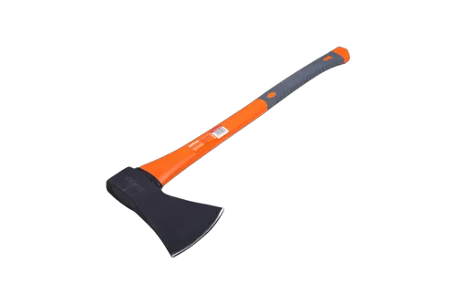 Топор фиберглас. обрезин. ручка 1,25 кг. Длина рукоятки 90см Кратон