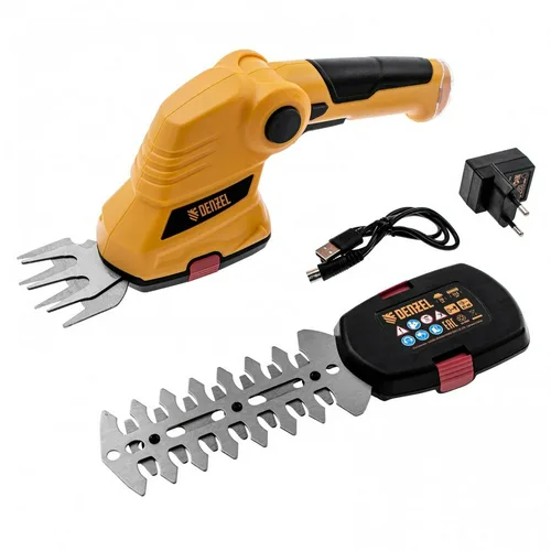 Триммер-кусторез Denzel G411 аккумуляторный, 3,6В Li-Ion