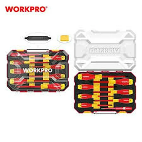 Набор диэлектрических  отверток WORKPRO до 1000В, 8шт