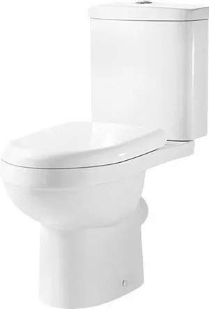 Унитаз-компакт ZILI DOMFZ-1009RD МИМИР гориз. выпуск, без ободка, микролифт, 633*350*780 мм