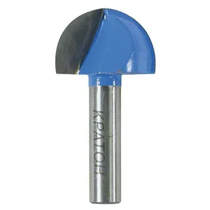 Фреза пазовая галтельная Кратон Ø9,5х7,5 мм R4,8 мм, хв. 8 мм