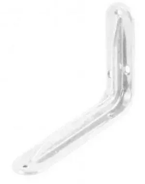 Уголок-кронштейн FIT, усил, 160х250х1,0мм, бел