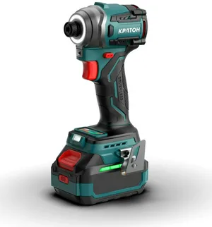 Винтоверт аккумуляторный ударный бесщеточный КРАТОН "Pro Series" BISC18-250N (2хАКБ 4,0А·ч; ЗУ + кейс)