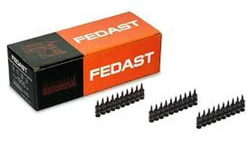 Гвозди для монтажного пистолета кованые с ребрами жесткости Bullet Point 2,7х19мм, 1000 шт., FEDAST