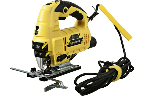 Лобзик эл Hanskonner  HJS0811LPE. 860Вт, 120/12мм (дер/мет),  алюм.опора, кейс.