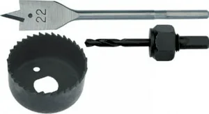 Набор сверл для врезки замков FIT 22/48мм, 3 шт