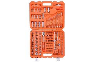 Набор инструментов Кратон TS-07 1/2"+1/4" 130 пр