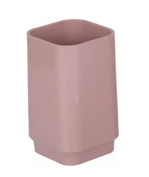 Стакан Аквалиния для зубных щеток, пластик, Квадро пудровый PS0221CA-TB