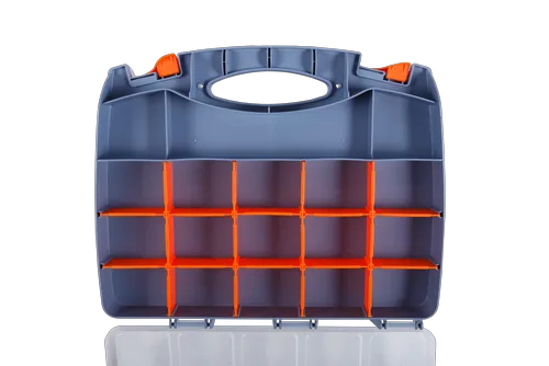 Ящик-органайзер пластиковый двусторонний Кратон 380 мм