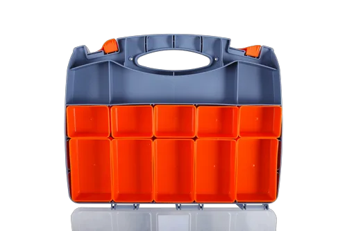 Ящик-органайзер пластиковый двусторонний Кратон 380 мм