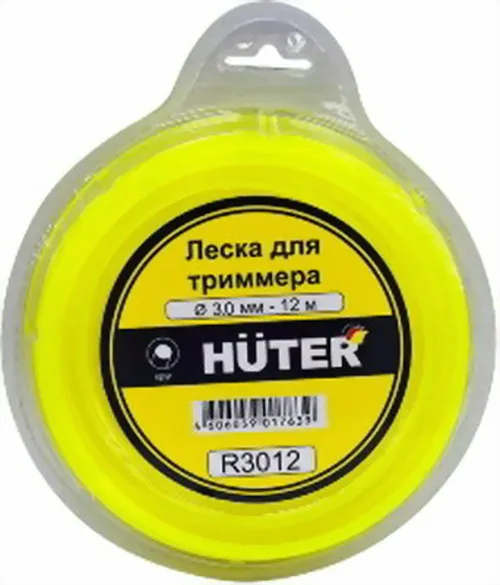 Леска триммерная HUTER 3,0х12м, круг