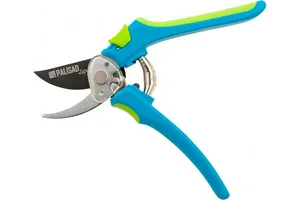 Секатор Palisad LUXE 60483 плоскостной, прямого реза, обрезиненные рукоятки d=20мм, 20см