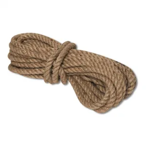 Веревка джутовая диаметр 6 мм, 20 м