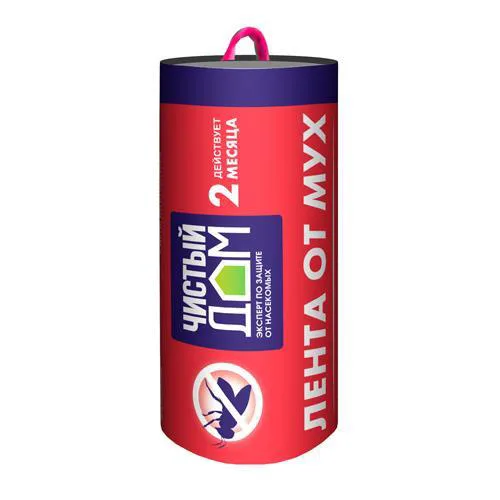 Липкая лента ЧИСТЫЙ ДОМ от мух