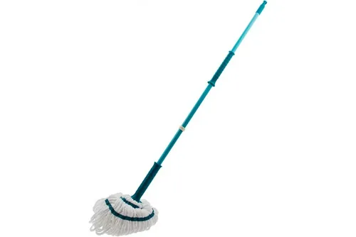 Швабра отжимная скручиванием Palisad, насадка из микрофибры, 1200мм