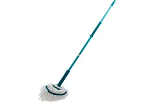 Швабра отжимная скручиванием Palisad, насадка из микрофибры, 1200мм