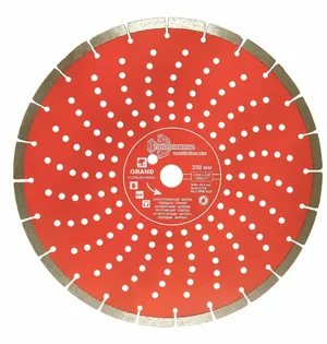 Диск алмазный отрезной 350*10*25,4 TRIO-DIAMOND 350 Grand Ultra Segmenta (Бетон)