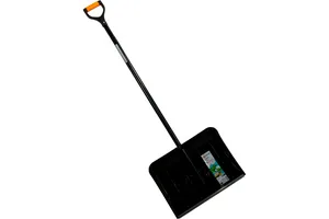 Лопата снеговая ЦИ Сахара 0364, пласт., дер. черенок, 490х380мм.