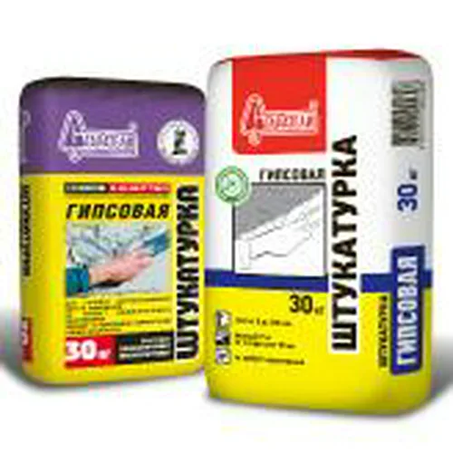 Штукатурка Старатели, гипсовая, серая, 30кг