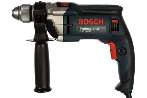 Дрель ударная BOSCH GSB 16 RE, 750Вт, БЗП