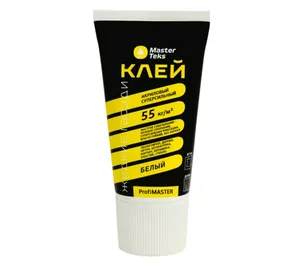 Клей жидкие гвозди MasterTeks ProfiMaster акрил.55кг/м2 суперсильный 0,2кг белый тюбик