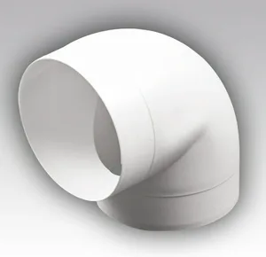 Колено круглое пластик 90 град D160 ЭРА