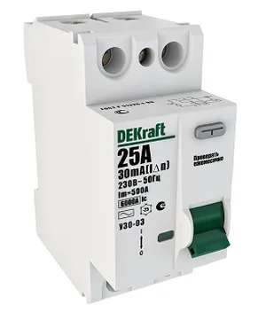 Устройство защитного отключения DEKraft УЗО03-2Р-063А-300              