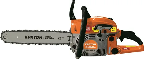 Пила цепная бензиновая Кратон "Зверь машина" GCS-245-18