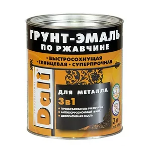 Грунт-эмаль DALI по ржавчине зеленый мох 0,75л (RAL 6005)