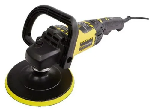 Машина полировальная Hanskonner HAG918CP, 180мм,1400Вт,константная эл-ка,рег.обор,доп.D-рукоять