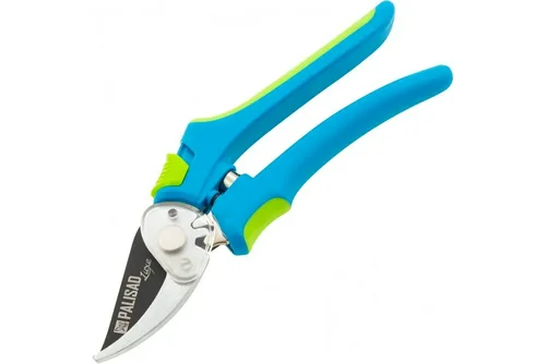 Секатор Palisad LUXE 60483 плоскостной, прямого реза, обрезиненные рукоятки d=20мм, 20см