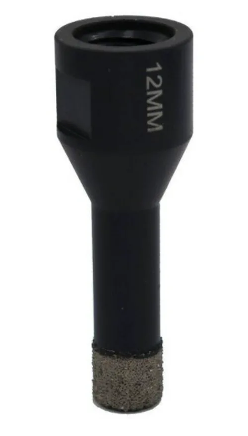 Коронка алмазная Hilberg Super Hard,12 мм  М14, с техническим воском для УШМ (керамогранит, гранит)