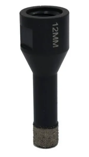 Коронка алмазная Hilberg Super Hard,12 мм  М14, с техническим воском для УШМ (керамогранит, гранит)