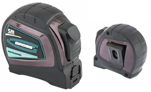 Рулетка GROSS, DoppelHaken, двустор зацеп, нейлон, двустор шкала, 5мx25м