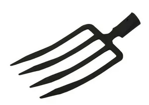 Вилы копальные 4-х рогие, кованые