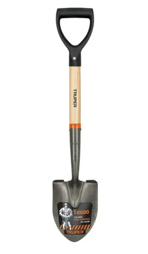 Лопата автомобильная Truper TR-BY штыковая, сварная, дерв. черенок, 70см