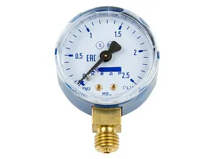 Манометр КЕДР ТМ2 кислород, 0-2,5 МПА, КЛ.2,5, М12Х1,5, О2-У