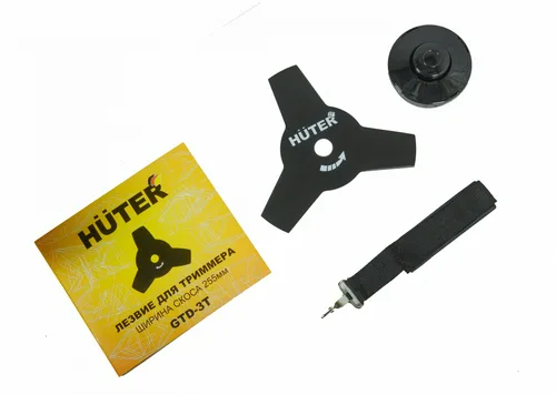 Триммер электрический Huter GET-1200SL 1200 Вт, нож, леска, разборная штанга