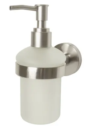 Дозатор для жидкого мыла Аквалиния, Nickel 24583