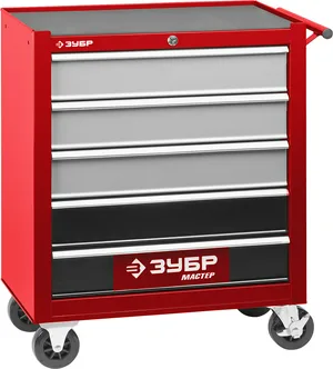 Тележка ЗУБР МАСТЕР, 688 х 458 х 812 мм, 5 ящиков