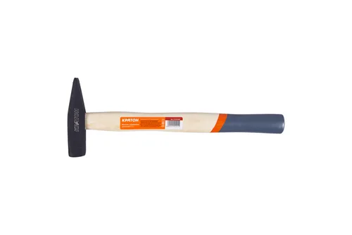 Молоток с деревянной рукояткой Кратон 0,30 кг