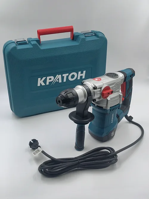 Перфоратор Кратон “Pro Series” PSRH-1600-32-SDS+(1600Вт, 32мм, 6.0Дж, 3 режима, кейс）