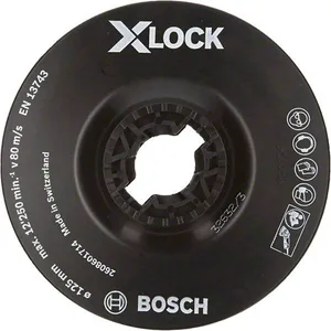 Тарелка опорная для УШМ BOSCH X-LOCK, мягкая, 125мм