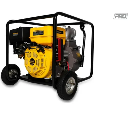 Мотопомпа CHAMPION GTP101E  (1800л/мин, 100х100, 6/26м) слабозагрязненная вода