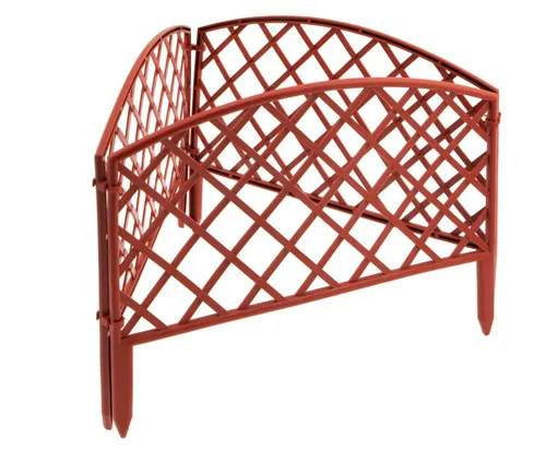 Забор декоративный  PALISAD "Сетка" терракот  24х320 см,