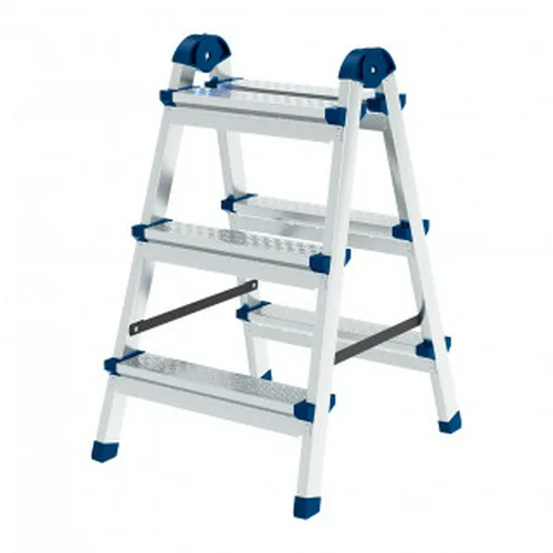 Стремянка двухсторонняя СИБРТЕХ,  стальная, 3 ступени, Н=68 см