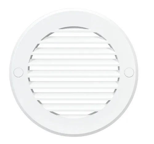 Решетка круглая D200 вытяжная АВС с фланцем D150 ЭРА