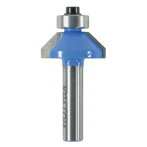 Фреза кромочная конусная с подшипником Кратон Ø26,5х8,0 мм, 45º, хв. 8 мм