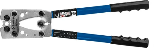 Пресс-клещи ЗУБР  ПКГ-50, 6 - 50 мм2, усиленные, гексагональные для медных наконечников и гильз